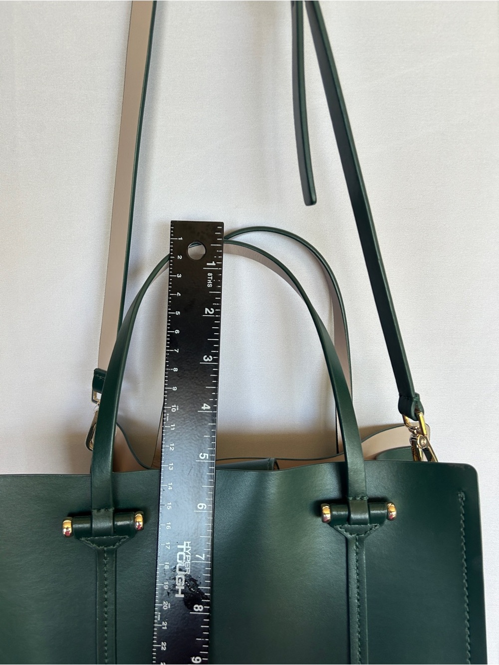 Kate Spade Arbour Hill Small Elodie leather bag green emerald gold crossbody - Picture 7 of 16